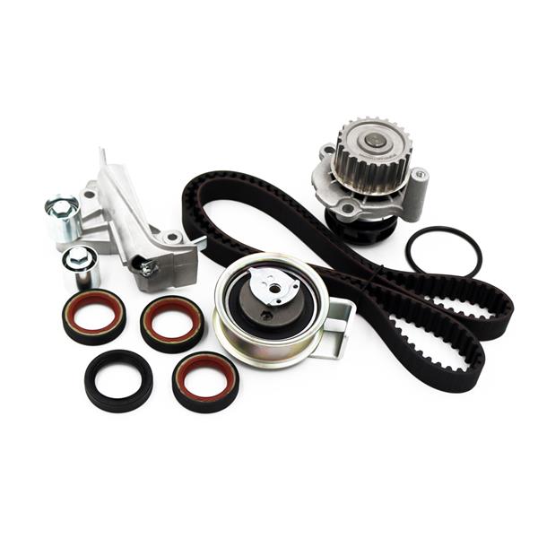 4pcs Professional Timing Belt & Water Pump Kit with Hydraulic Tensioner for Volkswagen Passat Audi A4 Quattro 1.8L 01-06