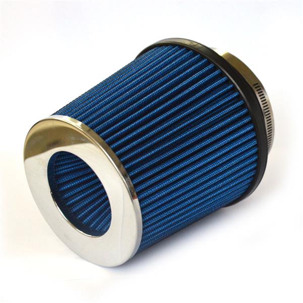 3 Inch Inlet Short Air Filter 76mm Blue