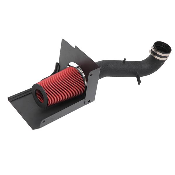 3.5" Air Intake Kit For Gmc/Chevrolet Silverado 2007-2008 Sierra 4.8L/5.3L/6.0L/6.2L V8 Red   Black