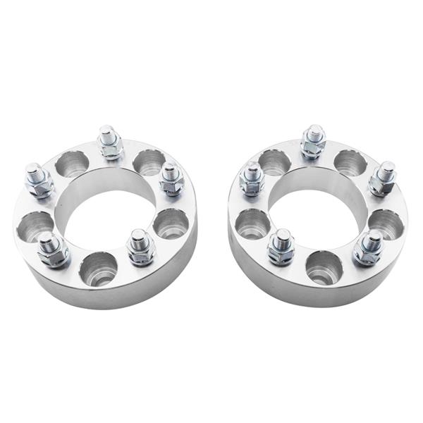 2pcs Professional Hub Centric Wheel Adapters for Jeep Wrangler TJ YJ XJ KJ KK ZJ MJ 1955-2014 Silver