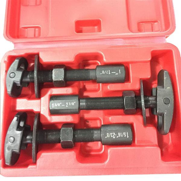 3pcs Rear Axle Bearing Puller Set Extract Service Repair Installer Black