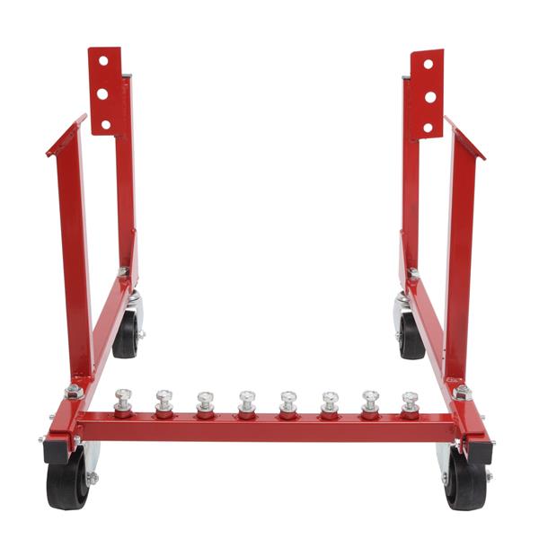 1000lb Auto Engine Cradle Stand for Chevrolet Chevy V8 Red