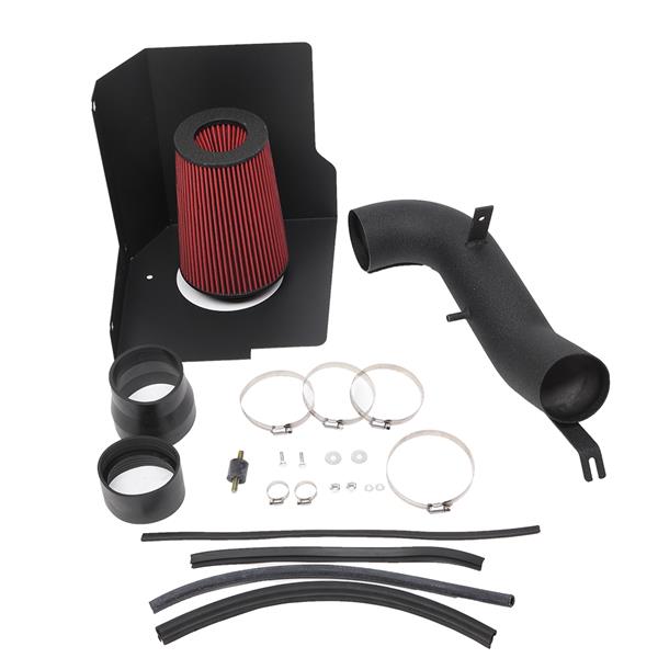 3.5" Air Intake Kit For Gmc/Chevrolet Silverado 2007-2008 Sierra 4.8L/5.3L/6.0L/6.2L V8 Red   Black