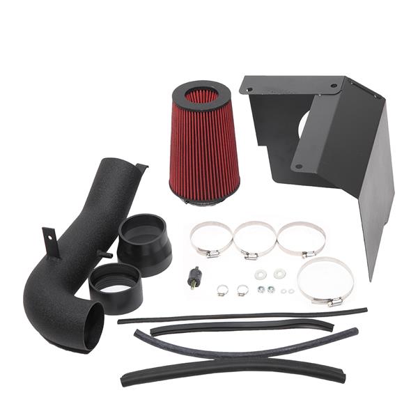 3.5" Air Intake Kit For Gmc/Chevrolet Silverado 2007-2008 Sierra 4.8L/5.3L/6.0L/6.2L V8 Red   Black