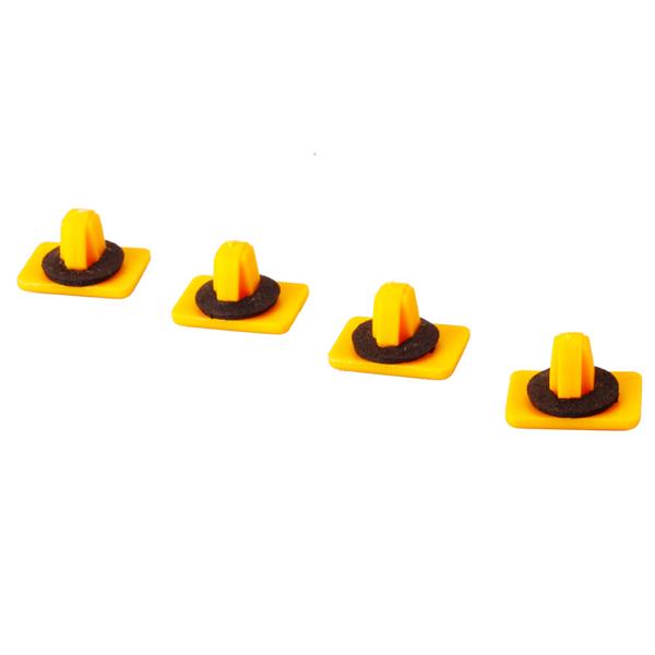 20pcs Yellow Rocker Moulding Clip For Hyundai 87759-27000