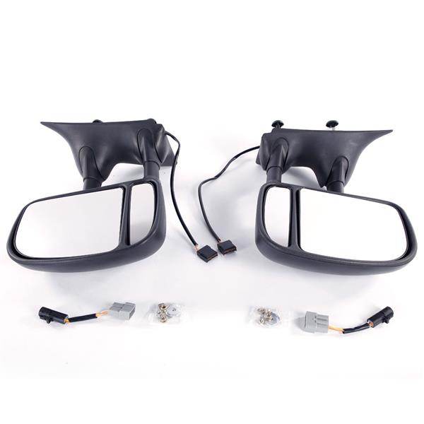 For 99-07 Ford F350 Super Duty Towing Mirror Power Operation Glass Left+Right