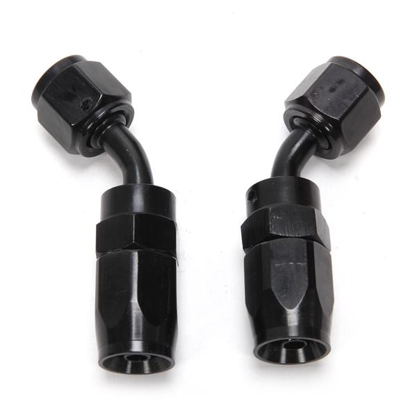 4AN 20-Foot Universal Black Fuel Pipe   10 Black Connectors