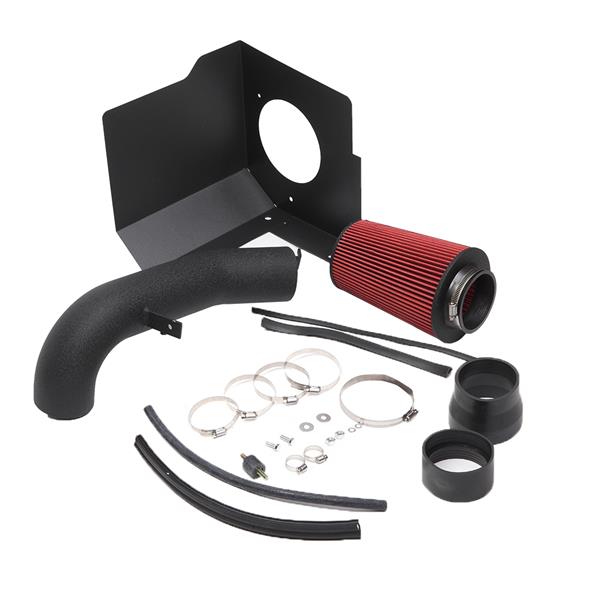 3.5" Air Intake Kit For Gmc/Chevrolet Silverado 2007-2008 Sierra 4.8L/5.3L/6.0L/6.2L V8 Red   Black