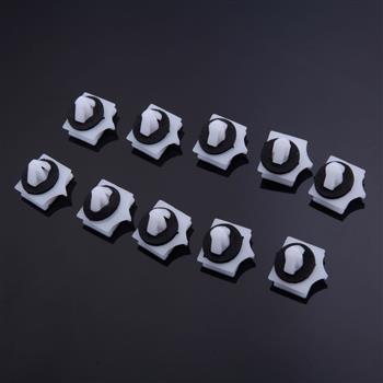 1Set/10pcs Rocker Clip OEM 11518357 White & Black