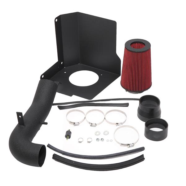 3.5" Air Intake Kit For Gmc/Chevrolet Silverado 2007-2008 Sierra 4.8L/5.3L/6.0L/6.2L V8 Red   Black