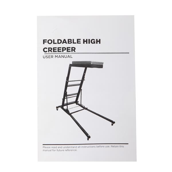 （Amazon prohibited sales）Foldable Creeper Adjustable Height Workshop Automotive Car Truck Black