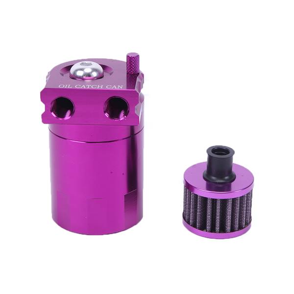 Round Oil Catch Tank Oil Catch Tank with Air Filter Purple