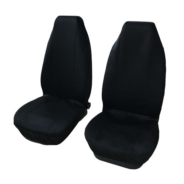4pcs General Seasons One-piece 5 Seats Car Seat Covers Set Black