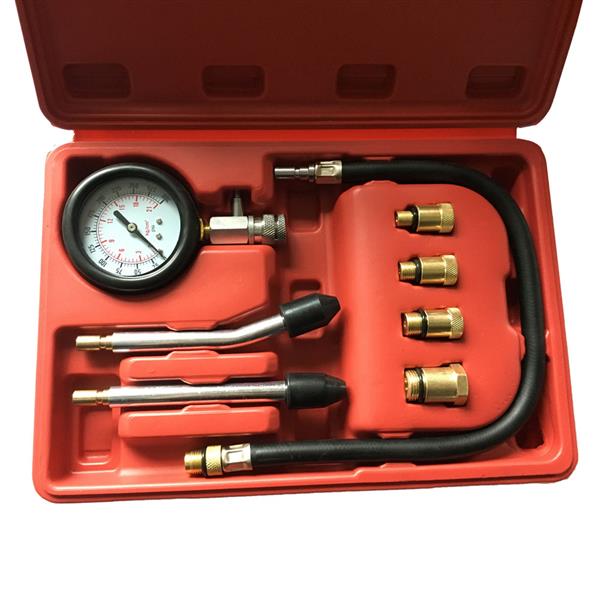 8pcs Cylinder Compression Tester Kit