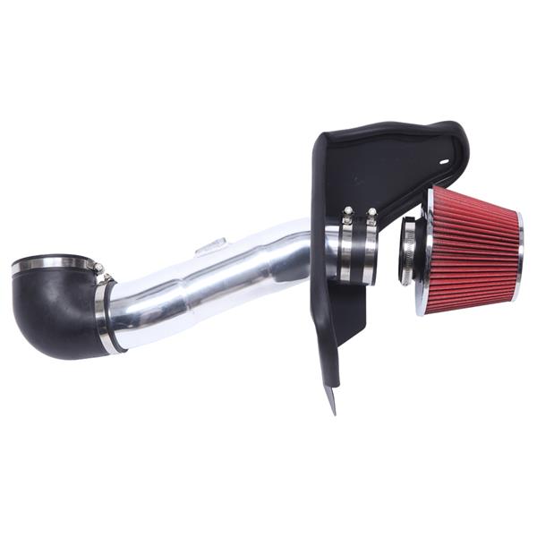 3.5" Air Intake Kit For Ford Mustang GT 2005-2009 V8 4.6L Red