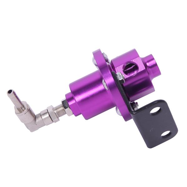 Fuel Pressure Regulator with Kpa Oil Gauge Kit Purple