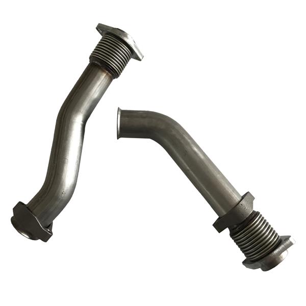 Exhaust Manifold For 7.3L Ford Powerstroke 99.5-03 Bellowed Turbo Diesel Exhaust Up Pipes&Gasket