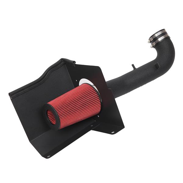 3.5" Air Intake Kit For Gmc/Chevrolet Silverado 2007-2008 Sierra 4.8L/5.3L/6.0L/6.2L V8 Red   Black