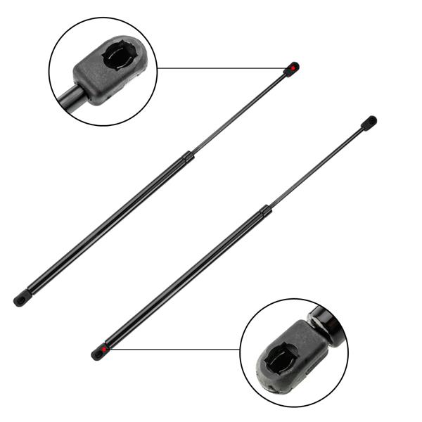 2 Glass Lift Supports Struts Shock -6123