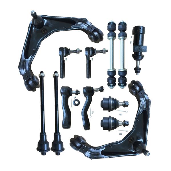 13pcs Complete Control Arm Front Suspension Kit for 00-12 CHEVROLET/GMC 03-09 HUMMER