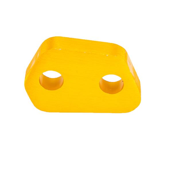 Specialized Aluminum Alloy Triangle Car Rear Tow Hook for Common Car Yellow