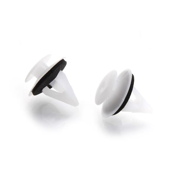 40x White Mudguard & Spoiler Rear Side Moulding Retainer Clip For Lexus SC430