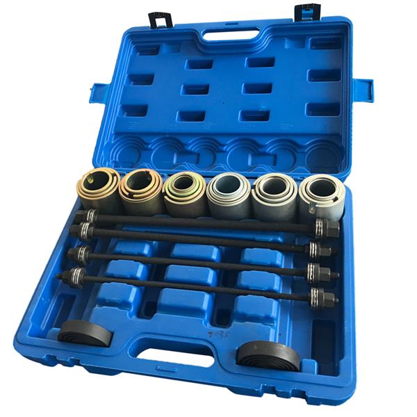 27pcs Universal Press And Pull Sleeve Kit Bush Bearing Removal Insertion Tool Set