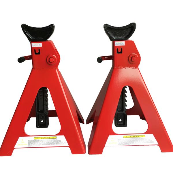 1 Pair of 6 Ton Jack Stands Red