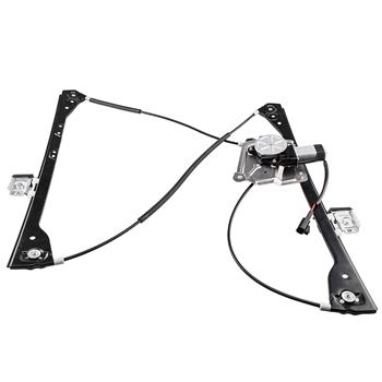 Front Left Power Window Regulator with Motor for 01-05 Pontiac Aztek/02-07 Buick Rendezvous