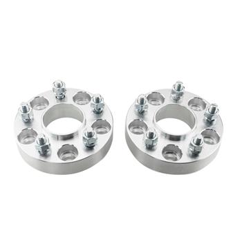 2pcs Professional Hub Centric Wheel Adapters for Infiniti Nissan Silver