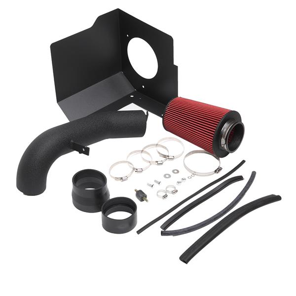 3.5" Air Intake Kit For Gmc/Chevrolet Silverado 2007-2008 Sierra 4.8L/5.3L/6.0L/6.2L V8 Red   Black