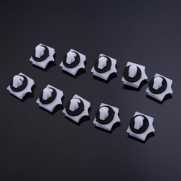 1Set/10pcs Rocker Clip OEM 11518357 White & Black