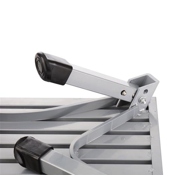 Folding Aluminum Platform Step Stool RV Trailer Camper Working Ladder Portable