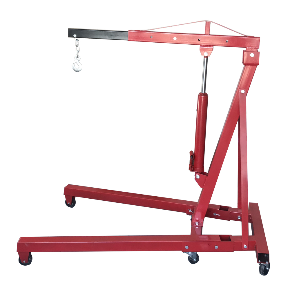 2 TON Engine Motor Hoist Cherry Picker Shop Crane Lift Red view 4