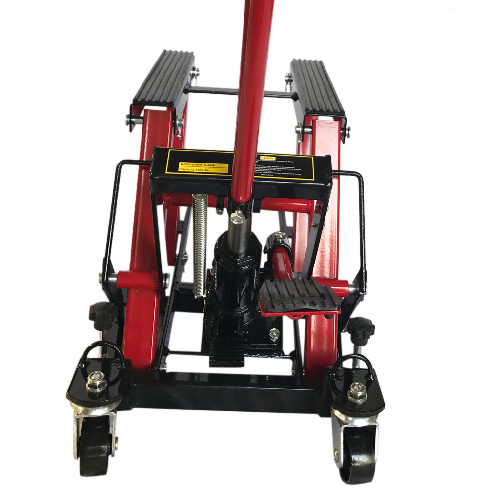 1500LBS Motorcycle /ATV Jack Red view 5
