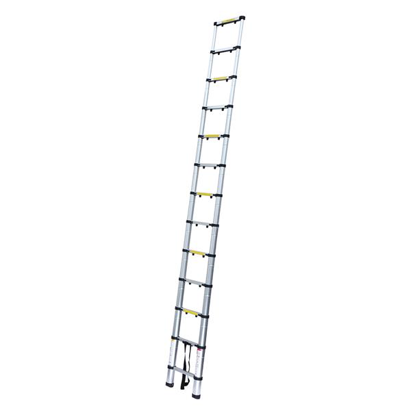 12.5 Ft Multi Purpose Aluminum Ladder Extend Telescopic Garden Tool Portable
