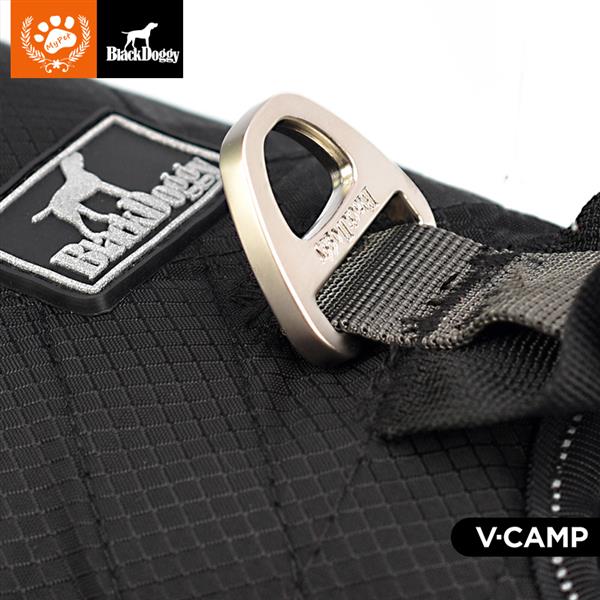 Professional Dog Harness Adjustable Pet Body Harness Vest Visible at Night Outdoor Training Harnesses Premium Quality Chest Straps No-Pull Effect-（black，size S）
