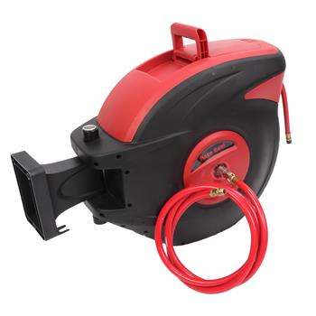 3/8\\" X 100\\' Retractable Air Compressor Hose Reel 300 PSI Auto Rewind Garage Tool