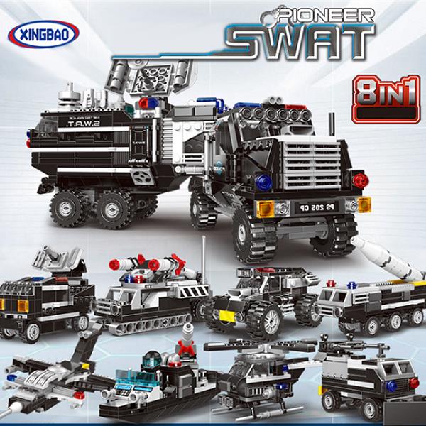 XINGBAO 13003 SWAT 8 in 1 Building Block with Original Box