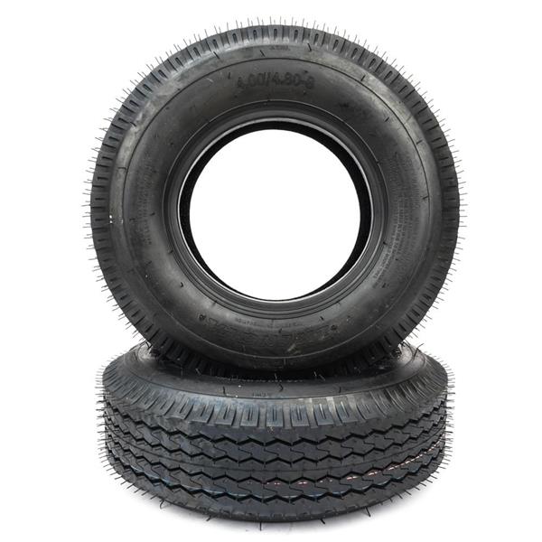 New*2 4 PR Bias Trailer Tires 4.80-8  New Lawn, and Turf,Tub w/warranty