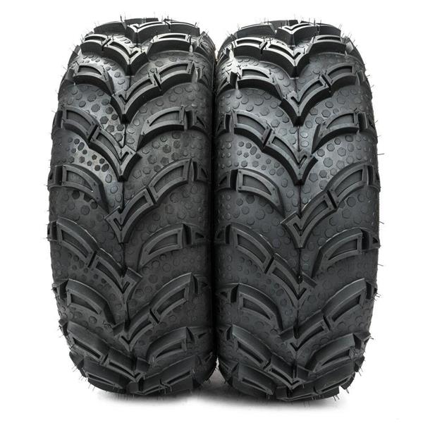 TWO TIRE SET ATV TIRES 6 PLY 25" 25x8x12 Factory Direct with warranty