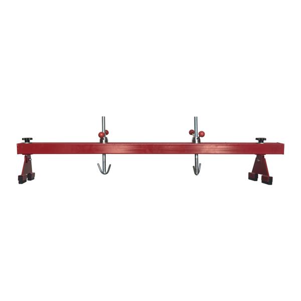 Engine Load Leveler 1100lbs Capacity Support Bar Transmission W/ Dual Hook Red
