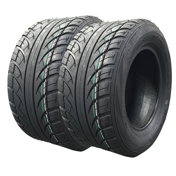 2pcs 205/50-10 4PR Golf Cart Tires DOT Street Legal for EZGO, Club Car