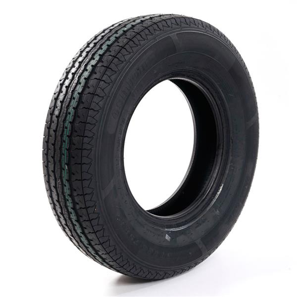 2pcs STR II ST225-75R-15-10 Spare Replacement Rubber Tires Black