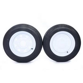 2 x Tires with 2 White Rim Weight: 36.38 lbs Rim Width: 4\\" millionparts