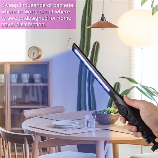 5W 30灯 手动调节 紫外线 便携家用除螨 USB充电手持移动室内紫光 消毒杀菌灯  ZC001312-10