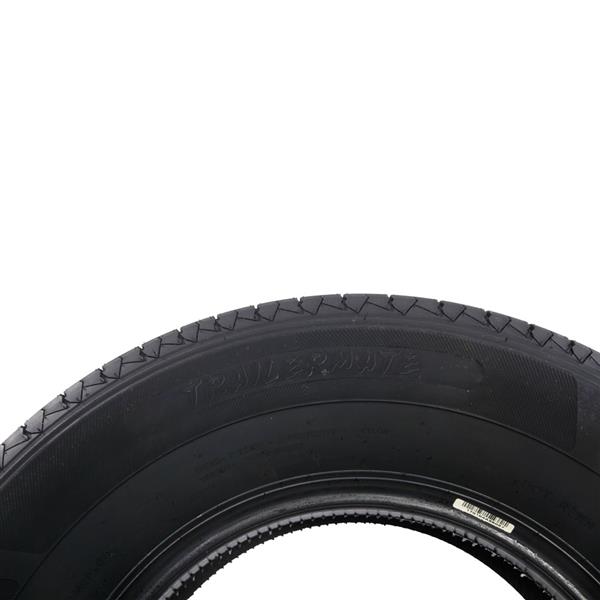 2pcs STR II ST225-75R-15-10 Spare Replacement Rubber Tires Black