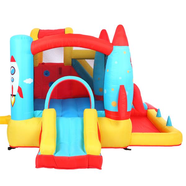 BH-113 Rocket Inflatable Castle 420D Oxford Cloth 840D Oxford Cloth Jump Surface