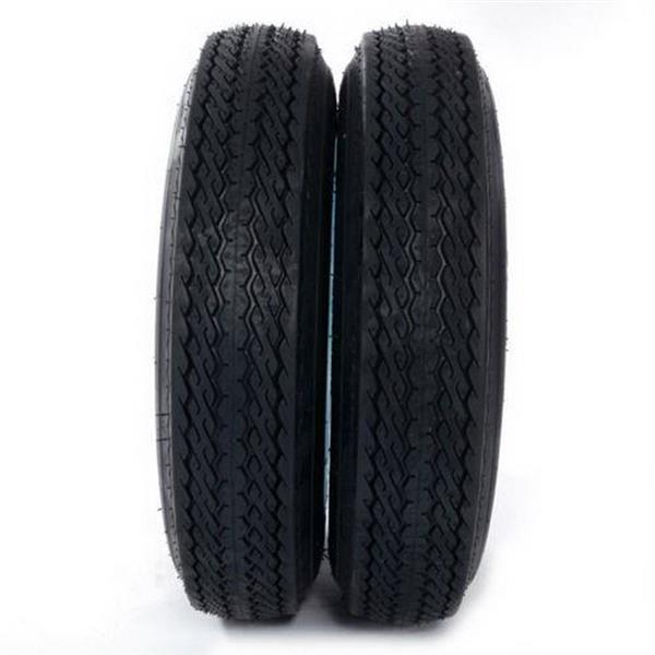 2 x Tires with 2 White Rim Weight: 36.38 lbs Rim Width: 4" millionparts