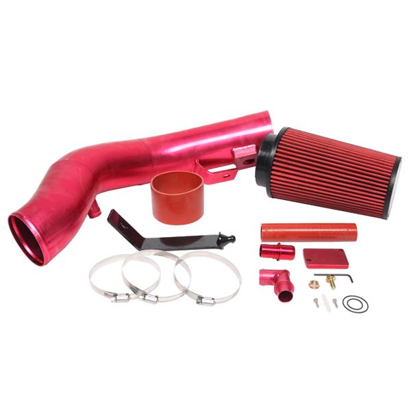 Intake Pipe With Air Filter for Ford 2003-2007 F-250 F-350 Excursion 6.0L Full Red